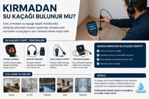 Kırmadan Su Kaçağı Tespiti