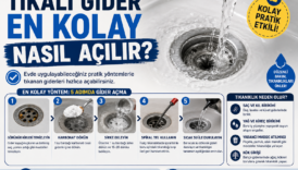 Tıkalı gider en kolay nasıl açılır